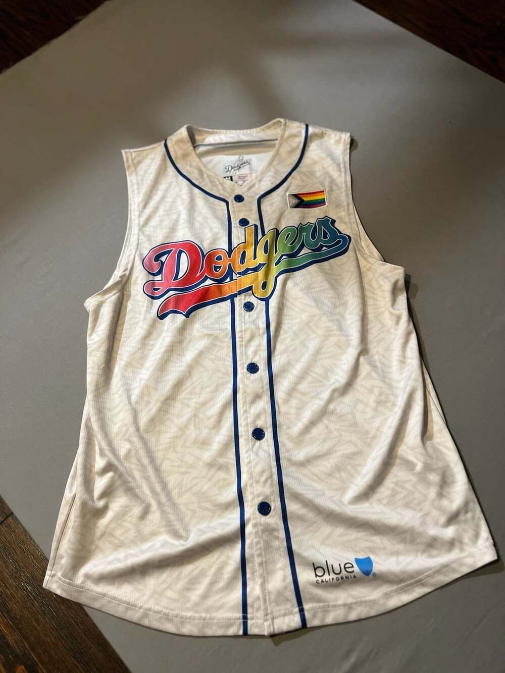 Los Angeles Dodgers Pride Night Sleeveless Jersey Size M